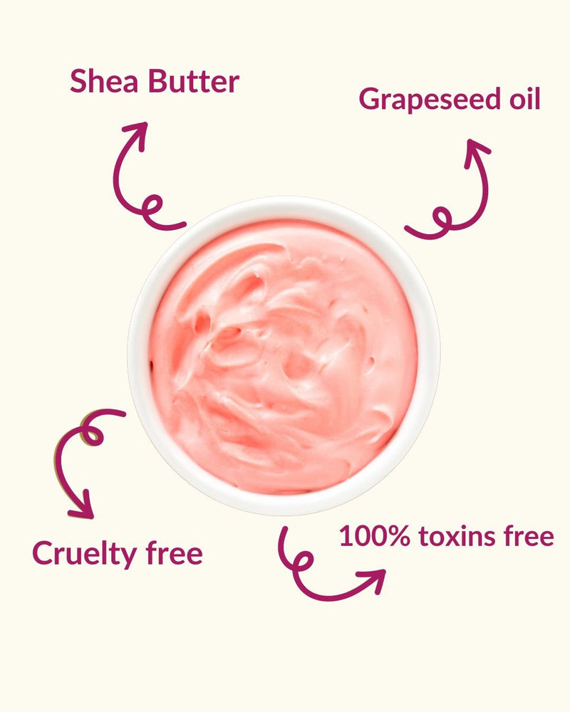 Pink Floral Bouquet Whipped Cream Soap- 100 g | Verified Sustainable Body Soap on Brown Living™