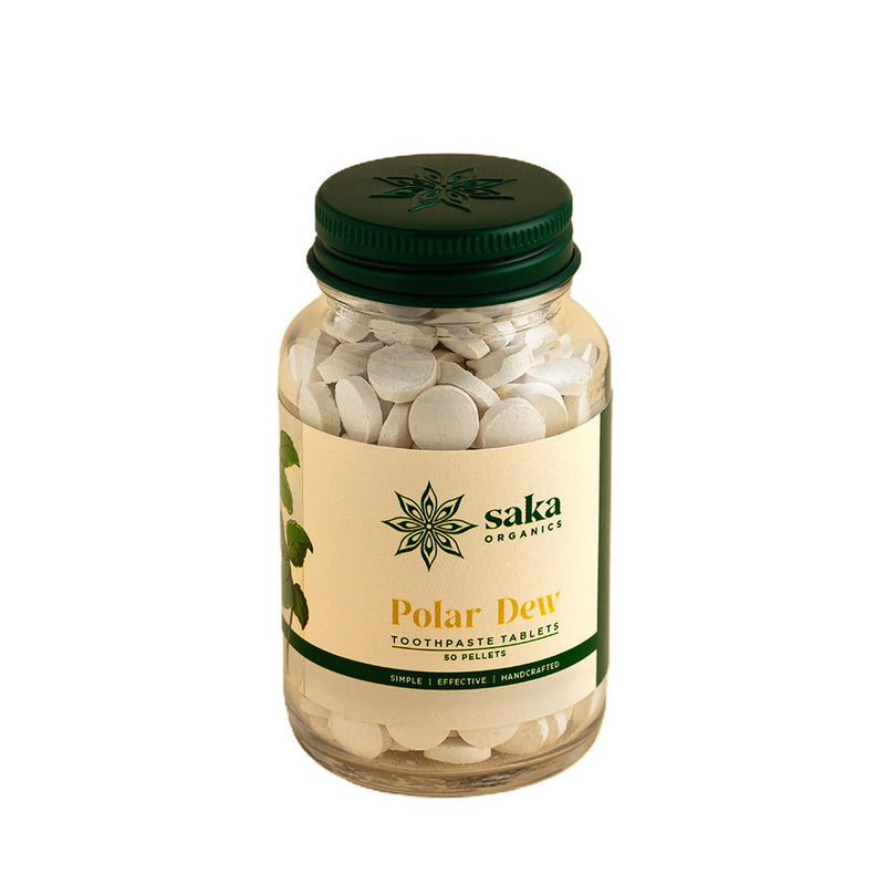 Polar Dew | Handmade Spearmint Toothpaste Tablets (250 Pellets) | Verified Sustainable Tooth Cleaning Tablets on Brown Living™