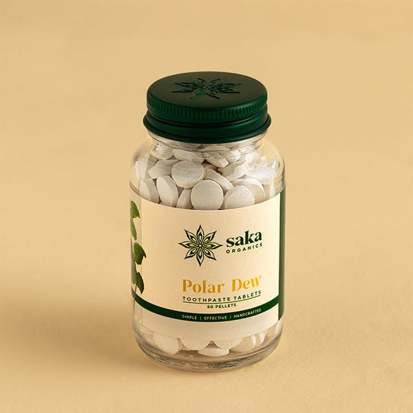 Polar Dew | Handmade Spearmint Toothpaste Tablets (250 Pellets) | Verified Sustainable Tooth Cleaning Tablets on Brown Living™