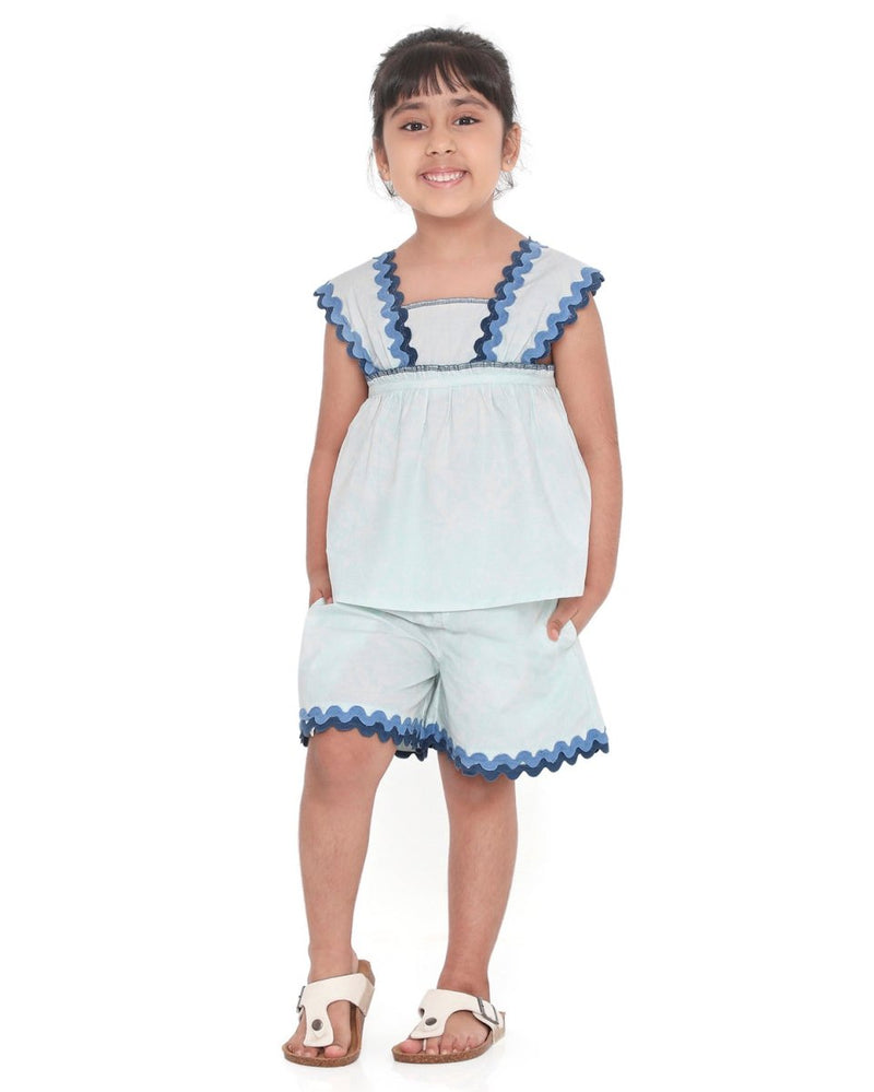 Poppy Floral Printed Sleeveless Cotton Flare Top | Verified Sustainable Kids Tops on Brown Living™