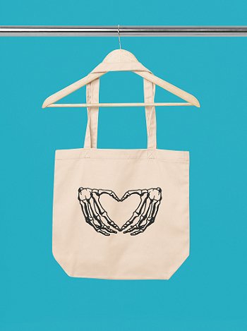 Premium Cotton Canvas Tote Bag - Bone White | Verified Sustainable Tote Bag on Brown Living™