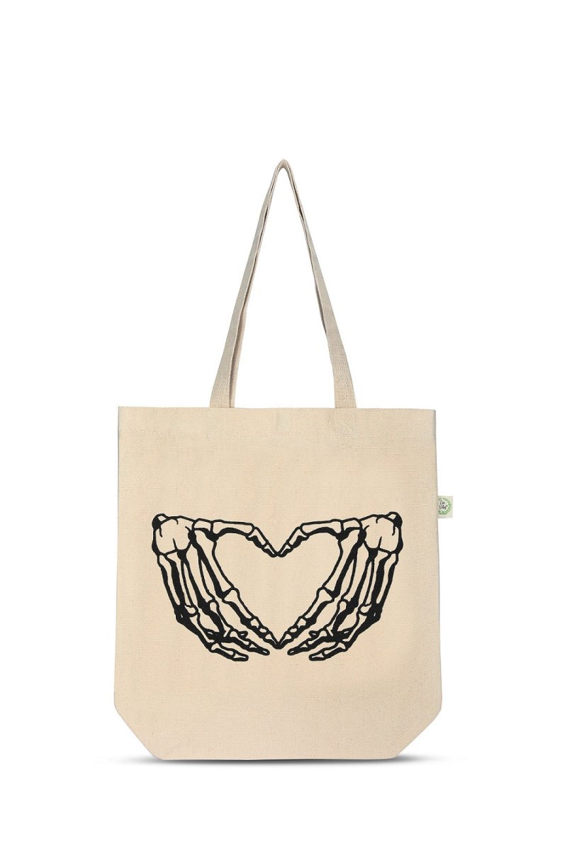 Premium Cotton Canvas Tote Bag - Bone White | Verified Sustainable Tote Bag on Brown Living™