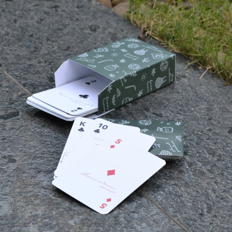 Premium Handmade Eco Playing Cards Set | Travel Games | Party Games | Verified Sustainable Card Games on Brown Living™