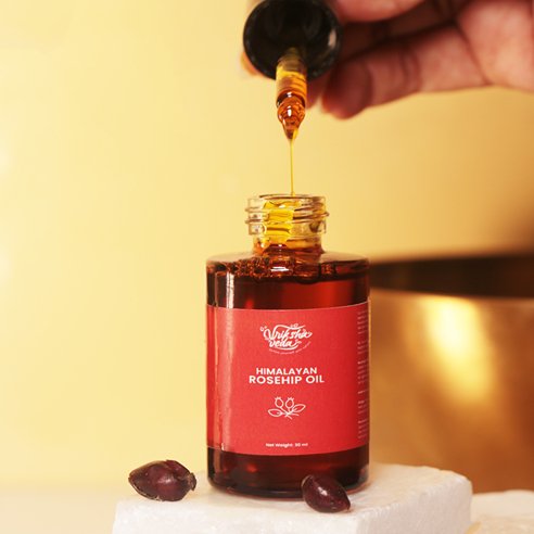 Pure Himalayan Rosehip Oil from Himachal Pradesh - 30 ml | Verified Sustainable Face Oil on Brown Living™