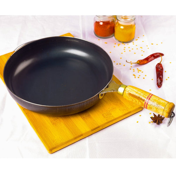 Pure Iron Handmade Fry Pan (10 Inches) | Verified Sustainable Cookware on Brown Living™