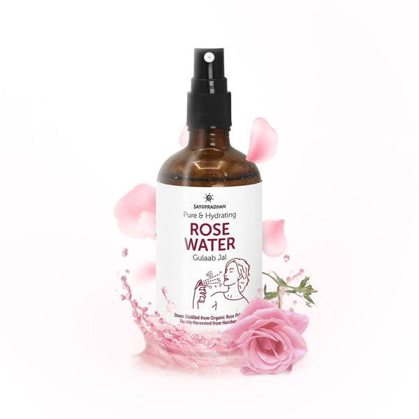 Pure Rose Water 100ml | Pore Reduction, Toning & Hydration | Verified Sustainable Face Toner on Brown Living™