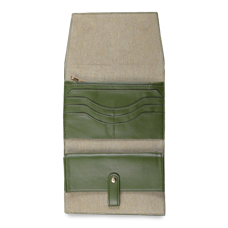 Pustak - Detailed Vegan Cactus Leather Wallet | Verified Sustainable on Brown Living™