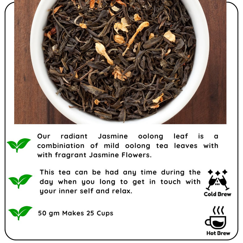 RADIANCE- China Jasmine Oolong- 50 g | Verified Sustainable Tea on Brown Living™