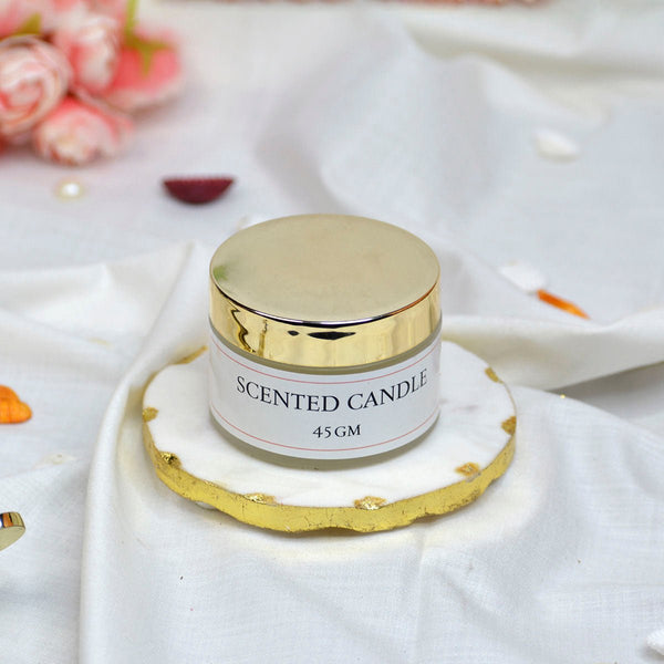 Rose Frosted Jar Soy Wax Candle | Verified Sustainable Candles & Fragrances on Brown Living™