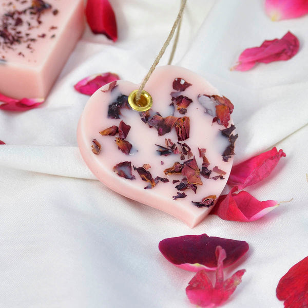 Rose Pan Shape Sachet | Verified Sustainable Wax Sachets & Fragrance on Brown Living™