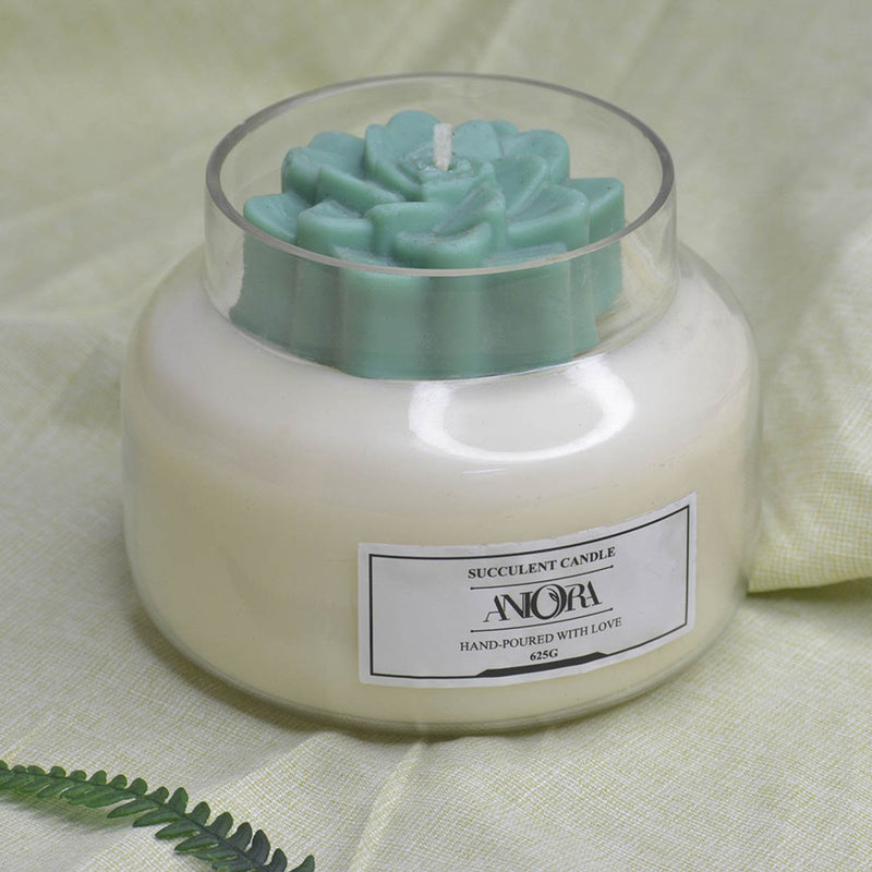 Rose Succulent Soy Soy Wax Candle | Verified Sustainable Candles & Fragrances on Brown Living™