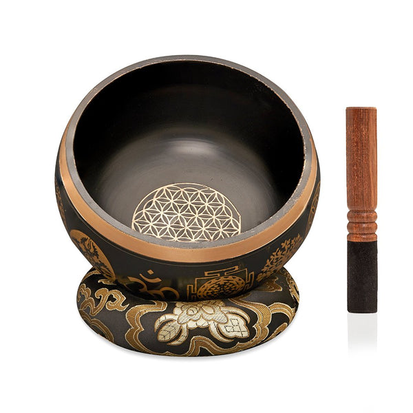 Sacred Mantra Bowls - 35 Inches - Blue | Verified Sustainable Musical Instruments on Brown Living™