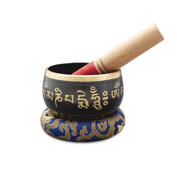 Sacred Mantra Bowls - 4 Inches - Black | Verified Sustainable Musical Instruments on Brown Living™