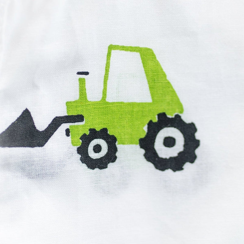 Scoopy Excavator - Unisex Kids Cotton Nightwear | Verified Sustainable Kids Pyjamas on Brown Living™