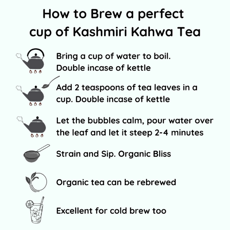 Buy Scorpio Kashmiri Kahwa Tea | Zodiac Tea Collection- 50 g | Shop Verified Sustainable Tea on Brown Living™