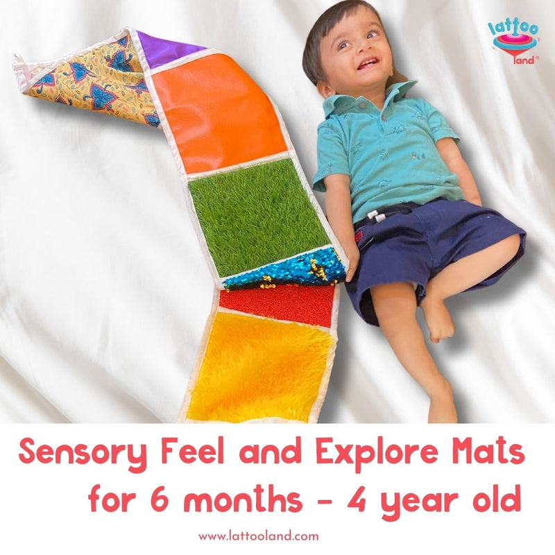 Sensory Feel And Explore Mats for 0-2 Year Old | 10 Textures | Verified Sustainable Learning & Educational Toys on Brown Living™