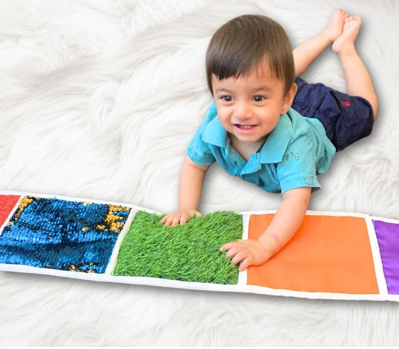 Sensory Feel And Explore Mats for 0-2 Year Old | 10 Textures | Verified Sustainable Learning & Educational Toys on Brown Living™