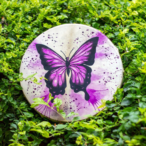 Shamanic Drums Butterfly - 30 cms | Verified Sustainable Musical Instruments on Brown Living™