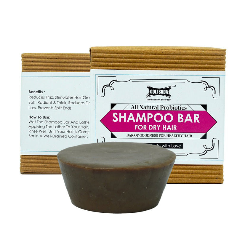 Shampoo Bar for Dry Hair - 90g | Pack of 2 | Verified Sustainable Hair Shampoo Bar on Brown Living™