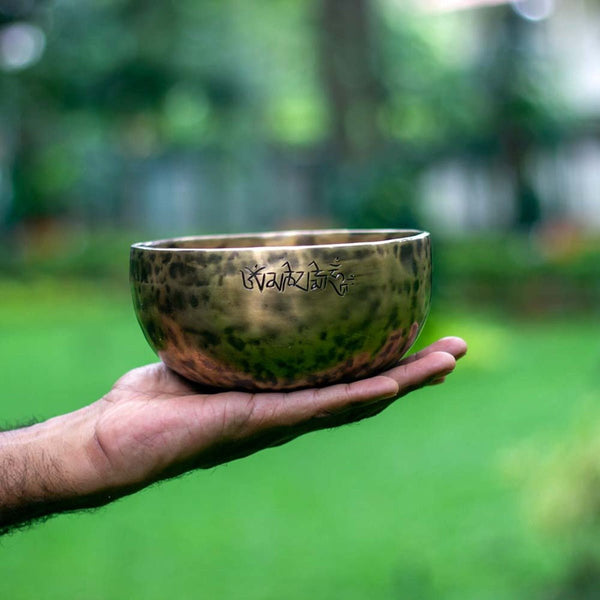 Singing Bowls Handmade Full moon - 7inches | Verified Sustainable Musical Instruments on Brown Living™