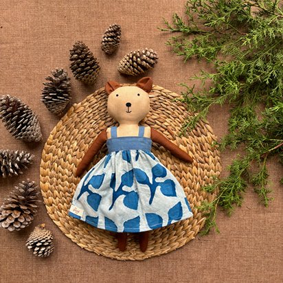 Single Doll - Narnia - Cotton Fabric Toy | Verified Sustainable Role & Pretend Play Toys on Brown Living™