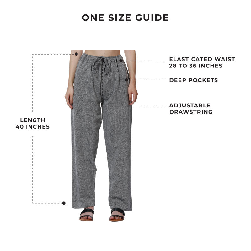 Buy Women's Lounge Pant | Grey | Fits Waist Size 28" to 36" | Shop Verified Sustainable Womens Pants on Brown Living™