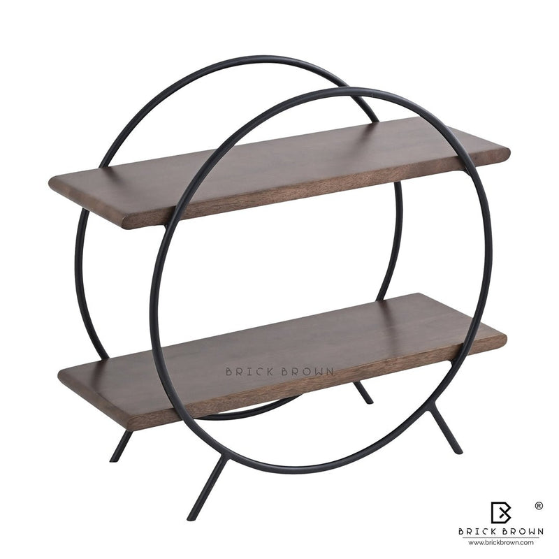 Smoky Circular Home and Kitchen Organizer Rack - Storage Shelves | Verified Sustainable Kitchen Organizers on Brown Living™