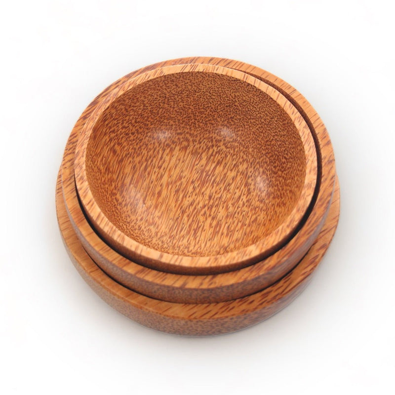 Solid Coconut Wood Bowls (Set of 3) | Verified Sustainable Plates & Bowls on Brown Living™