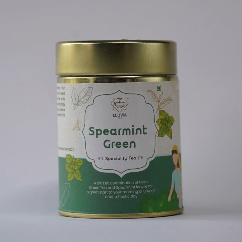 Spearmint Green Tea- Balance Hormones & Improve Digestion- 50g | Verified Sustainable Tea on Brown Living™