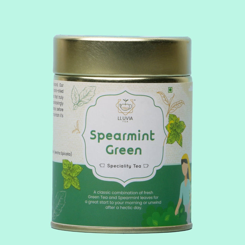 Spearmint Green Tea- Balance Hormones & Improve Digestion- 50g | Verified Sustainable Tea on Brown Living™