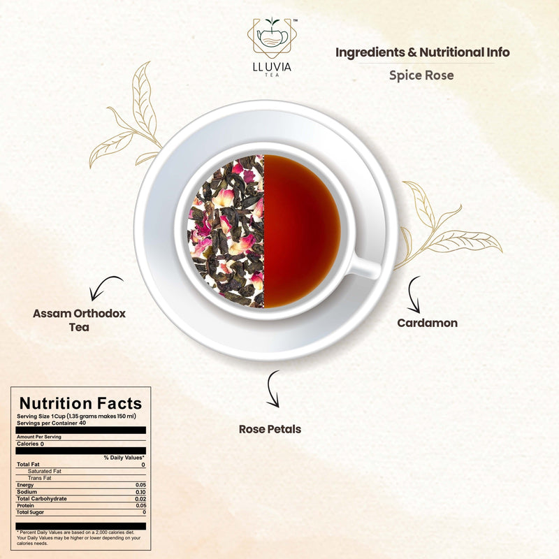 Spice Rose- Reduces Anxiety & Powerful Antioxidant- 50g | Verified Sustainable Tea on Brown Living™