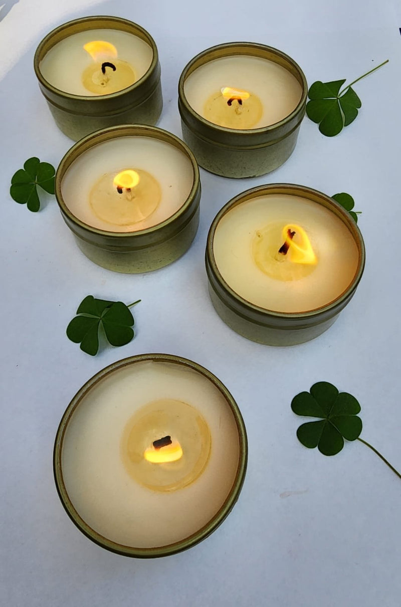 Spring Blossoms- 5 Soy Wax Tin Candles | Verified Sustainable Candles & Fragrances on Brown Living™