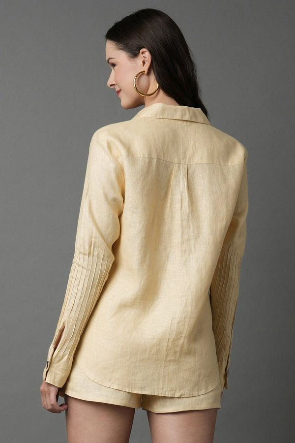 Sublime Shirt - Beige - 100% Hemp | Verified Sustainable Womens Shirt on Brown Living™