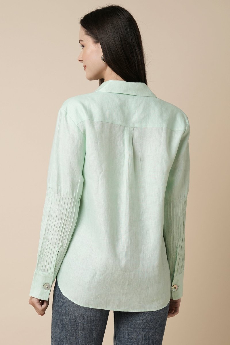 Sublime Shirt - Mint - 100% Hemp | Verified Sustainable Womens Shirt on Brown Living™