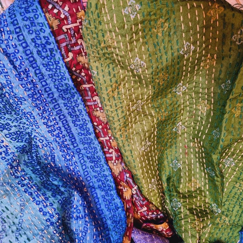 Sundar Kantha Dupatta - | Verified Sustainable Womens Dupatta on Brown Living™