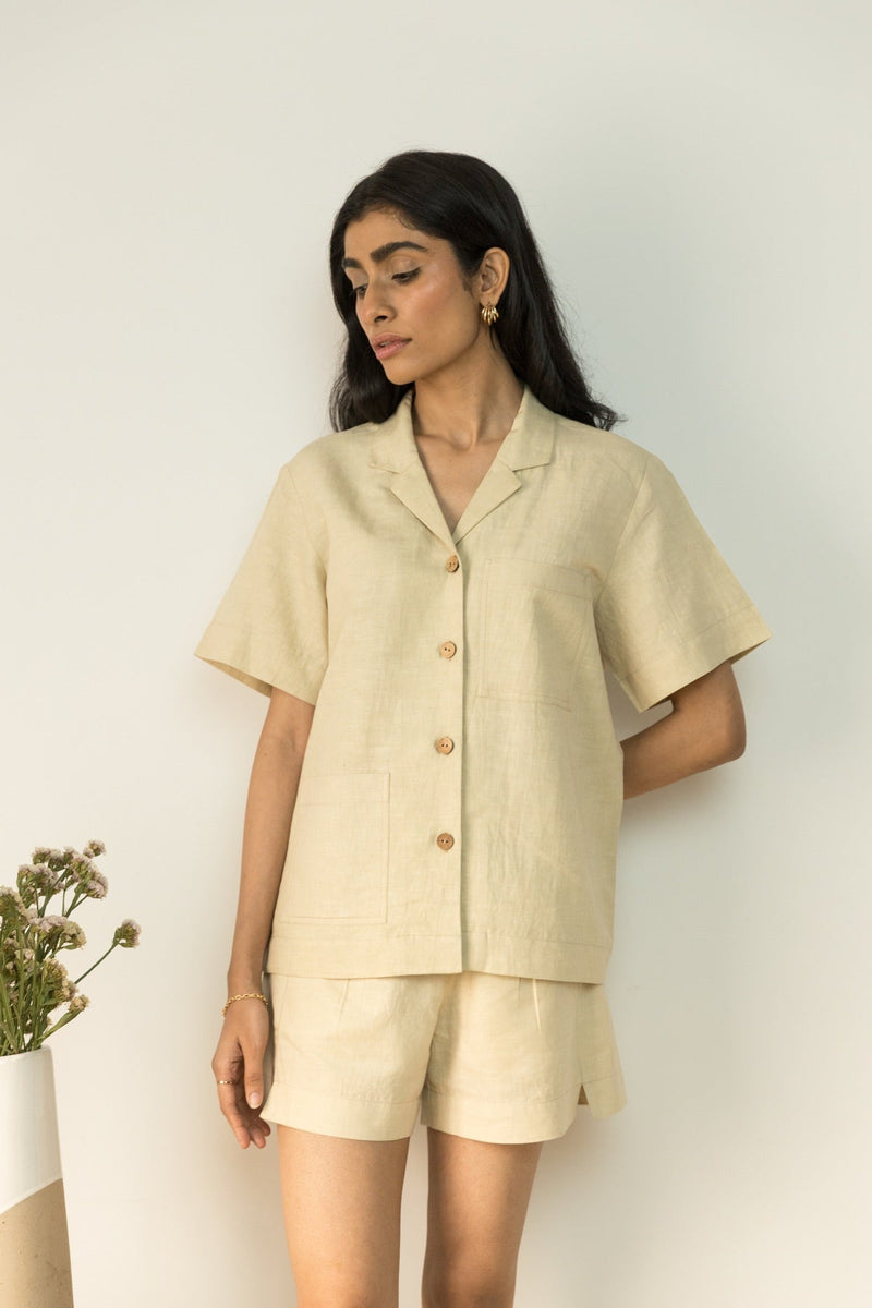 Tomboy Hemp Cotton Shirt | Verified Sustainable Womens Shirt on Brown Living™