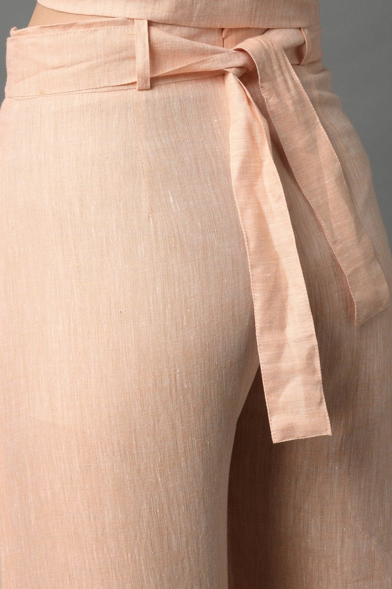 Tranquil Flared Pants - Orange - 100% Hemp | Verified Sustainable Womens Pants on Brown Living™