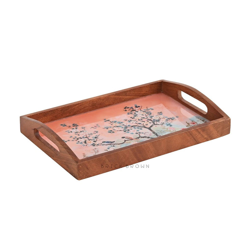 Twig Handcrafted Serving Tray | Made with Mango Wood | Verified Sustainable Trays & Platters on Brown Living™