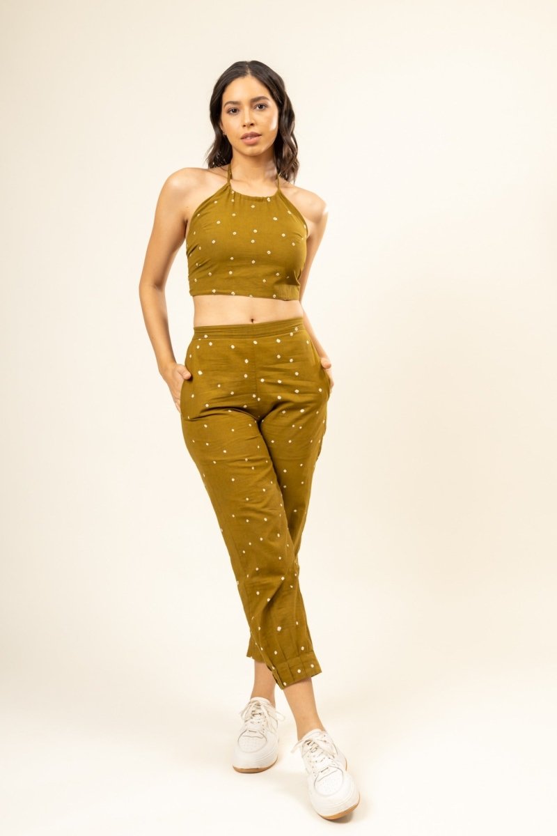 Upcycled Cotton Dora Set | Verified Sustainable Womens Co - Ord Sets on Brown Living™