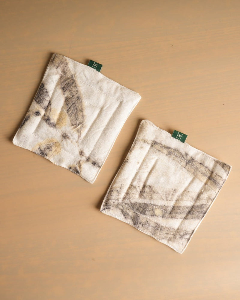 Upcycled Hemp Coasters (Set of 2) | Verified Sustainable Coasters on Brown Living™