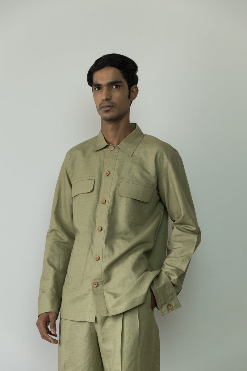 Utility OverHemp Cotton Shirt | Verified Sustainable Mens Shirt on Brown Living™