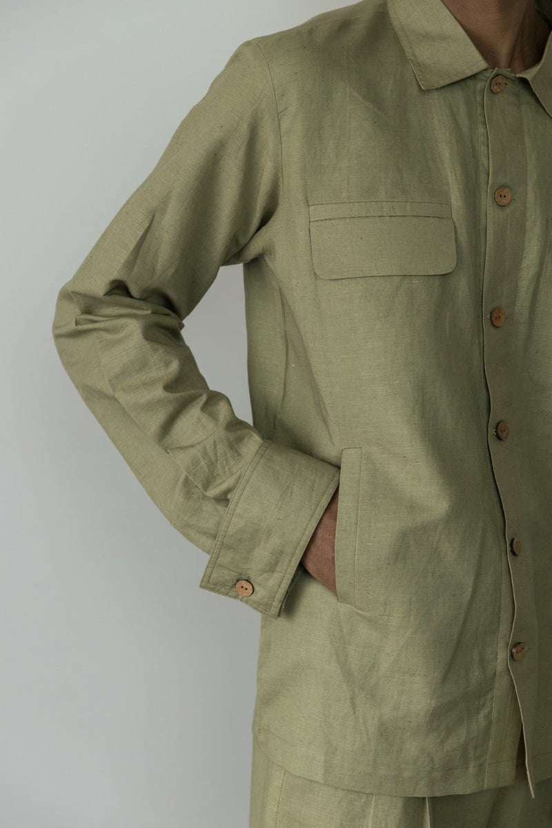 Utility OverHemp Cotton Shirt | Verified Sustainable Mens Shirt on Brown Living™