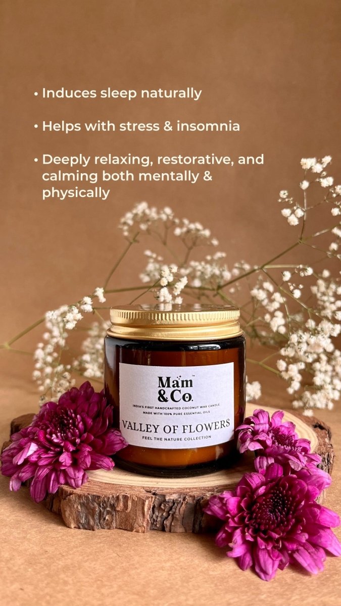 Valley of Flowers - 100% Coconut Wax Botanical Candle | Verified Sustainable Candles & Fragrances on Brown Living™