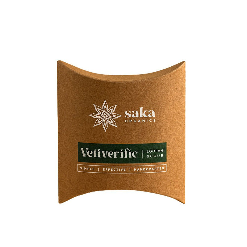 Vetiverific | Handmade Vetiver Loofah Scrub (1 pc) | Verified Sustainable Body Scrub on Brown Living™