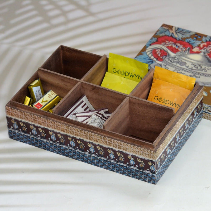 Wooden Tea Box | Jewellery Box | Verified Sustainable Organizers on Brown Living™