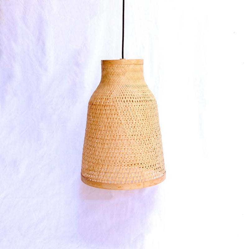 Ohm Pendant Handmade Bamboo Lamp