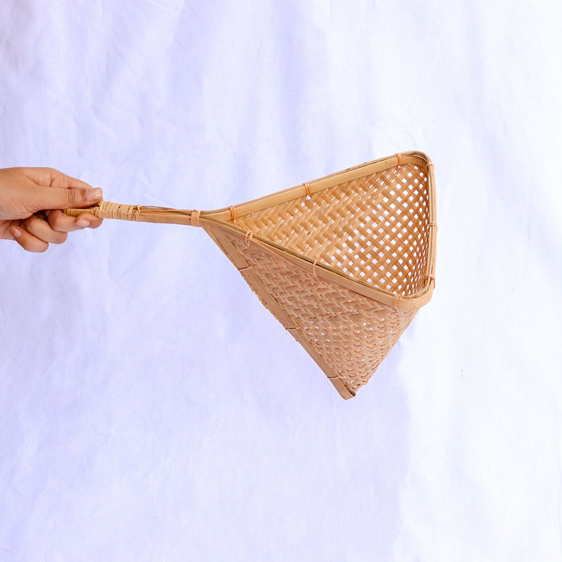 Triangle Bamboo Collander - Small