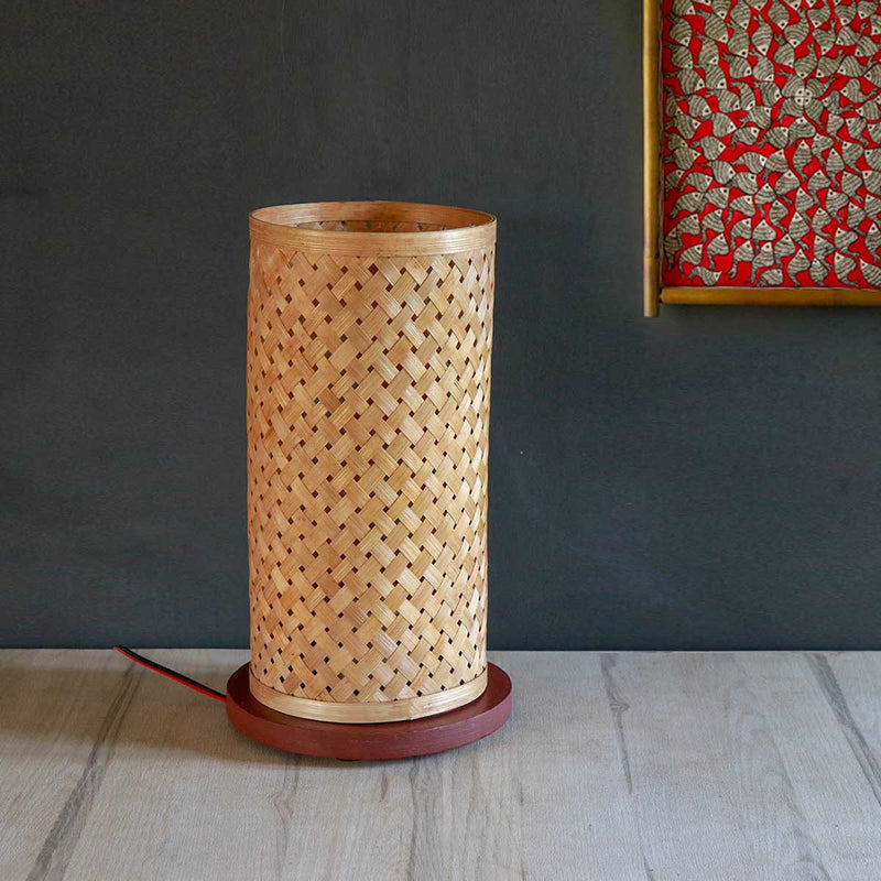 Bamboo Handmade Table Lamp withBase