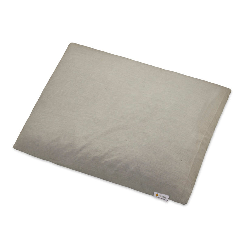 Zabuton Cushion for Meditation & Zafu filled with Cotton - Cushion Grey | Verified Sustainable Yoga Pillow on Brown Living™