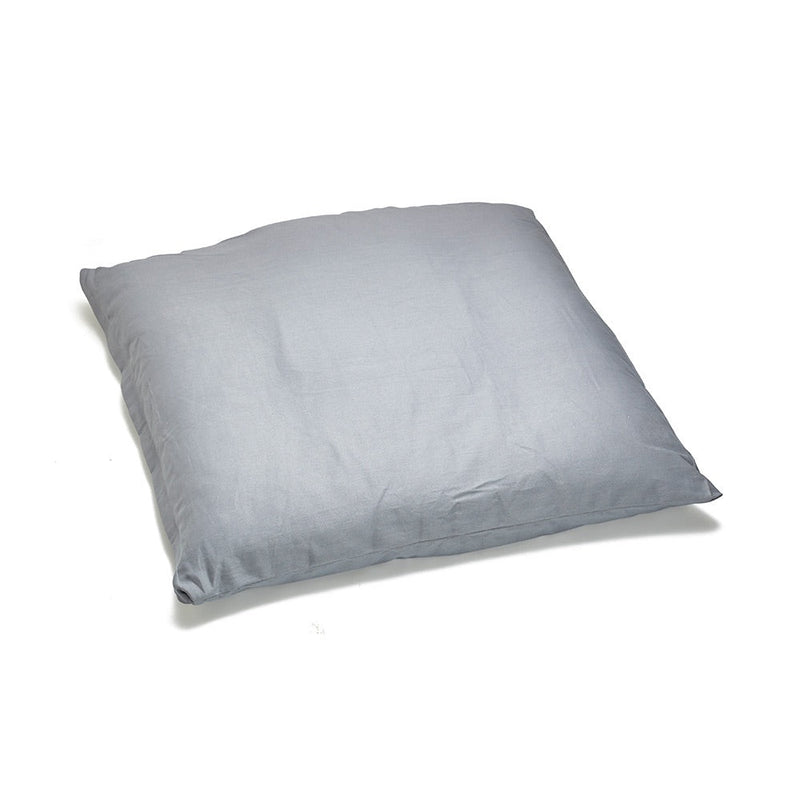 Zafu - Zabuton Meditation & Zen Cushion Combo - Grey | Verified Sustainable Yoga Pillow on Brown Living™